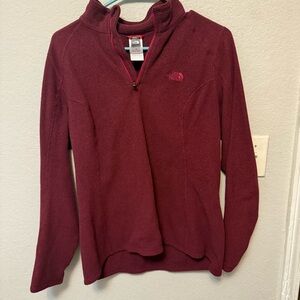 The North Face Maroon Fleece Jacket